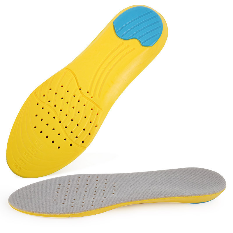 Private Label oem Pu Molded wholesale Hike Sport Orthopedic Flat Foot High Density Memory Foam  Diabetic Shoe Insoles