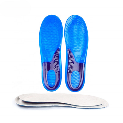 Sports Massaging Silicone Gel Inserts Arch Support Orthopedic Plantar Running Insoles For Sneaker Shoes