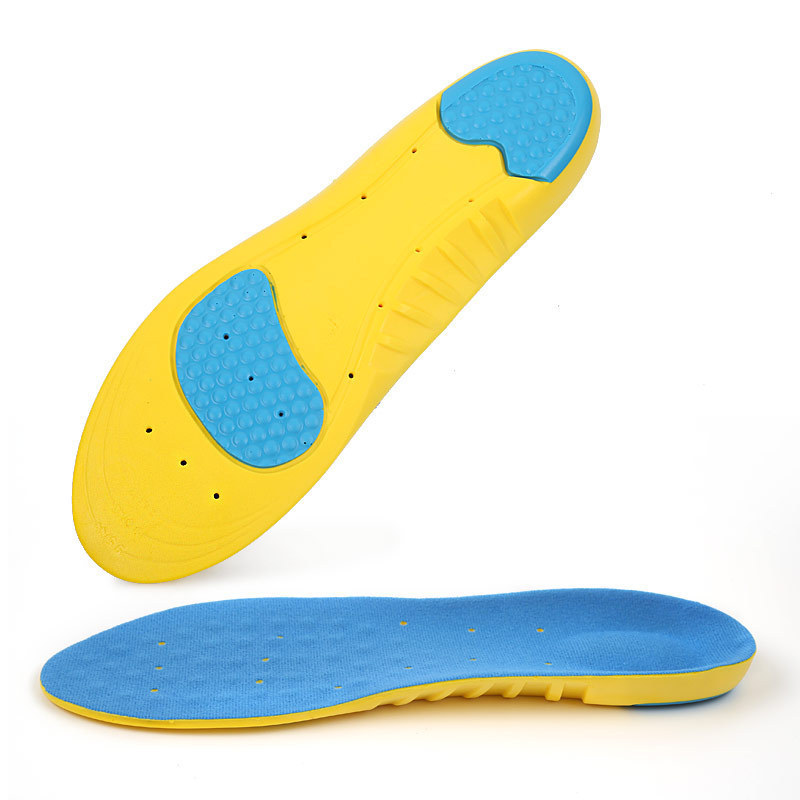 Wholesale Custom OEM  Molded  Orthopedic Flat Foot High Density Memory PU Foam Hike Sport Diabetic Shoe Insoles