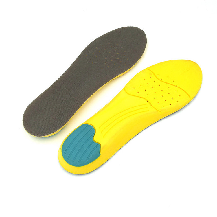 Private Label oem Pu Molded wholesale Hike Sport Orthopedic Flat Foot High Density Memory Foam  Diabetic Shoe Insoles