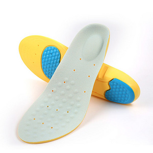 Wholesale Custom OEM  Molded  Orthopedic Flat Foot High Density Memory PU Foam Hike Sport Diabetic Shoe Insoles