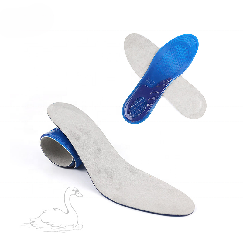 Sports Massaging Silicone Gel Inserts Arch Support Orthopedic Plantar Running Insoles For Sneaker Shoes