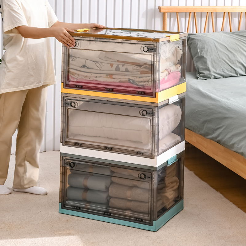 Closet Organizers Storage Bins Stackable Collapsible Large Capacity for home storage