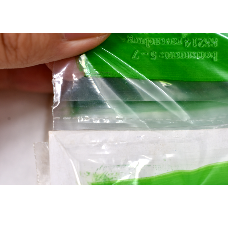 Customizable Logo Printing Special Shaped Transparent Fresh Package Lettuce Vegetable Packaging Wicket Vented Bags