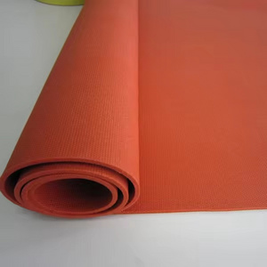 Heat Resistant Silicone Sponge Foam Rubber Sheet/ Texture/ High Temp Press/ Red