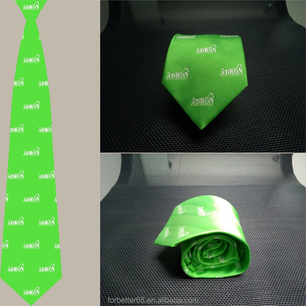 OEM woven polyester ties,Customized embroidered polyester neckties