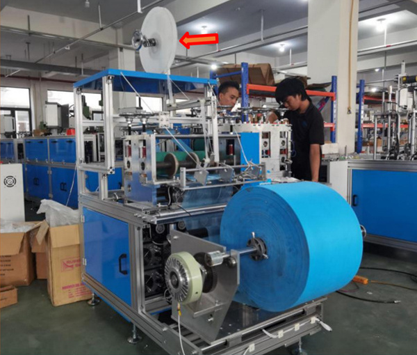 Forbona Professional Manufacture Cheap Anti Slip Non Woven Automatic Shoe Cover Making Machine