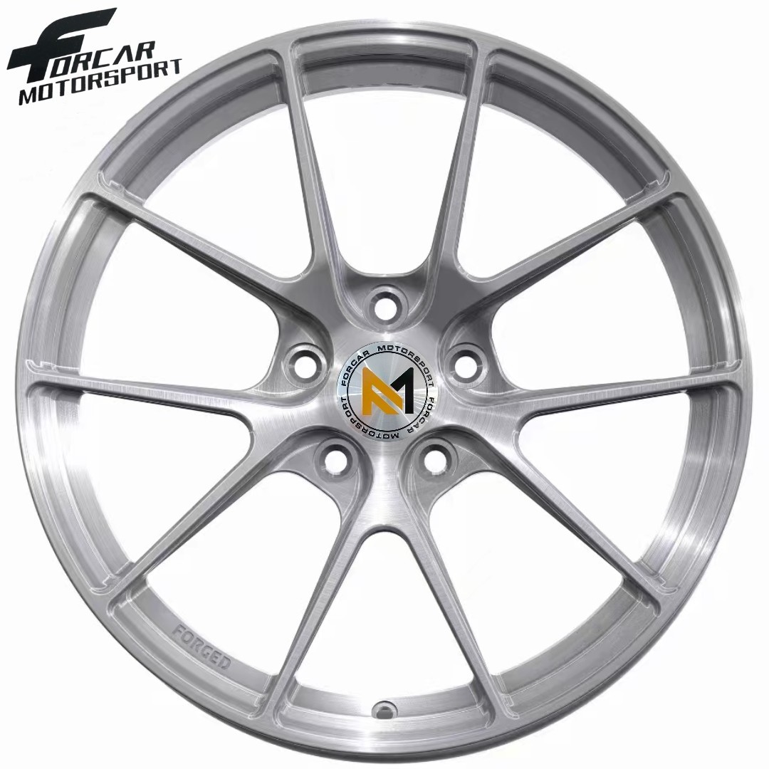 Forcar Silver Brushed 5 Holes Custom Well-Matched Made in China Forged Wheel