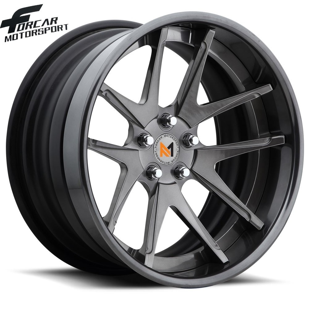 Forcar 15- 24 Inch Grey Brushed Passenger Car Well-Matched Popular in Market High Quality Durable Forged Wheel