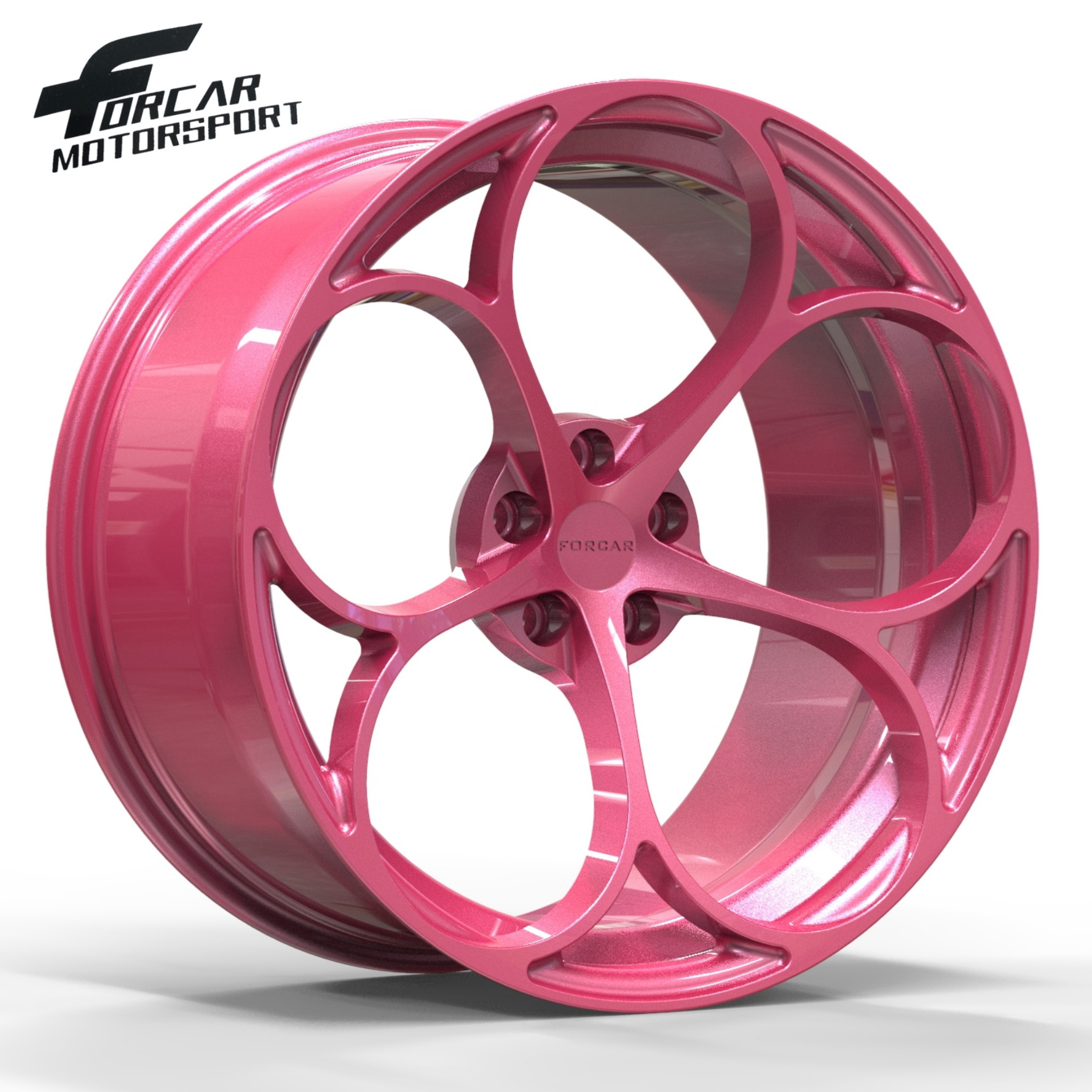 Pink custom concave rim 15~24 inch forged car wheel T6061 alloy wheels