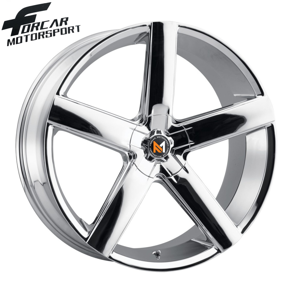 Customized Vacuum Chrome White Alloy Car Rims Forged Passenger 18/19/20/22/24 Inch Car Wheels