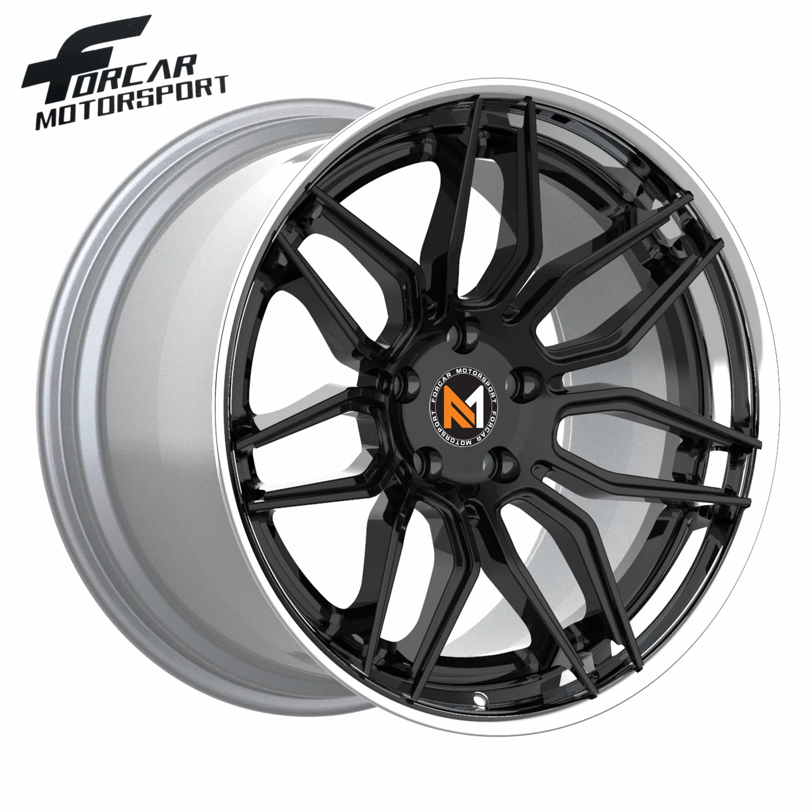 Forged 18 19 20 21 22 23 24 inch 5 bolt lug two-piece aluminium car alloy wheels