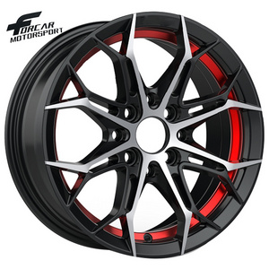 High quality 14 inch car alloy wheel 4/5x100 aftermarket rims