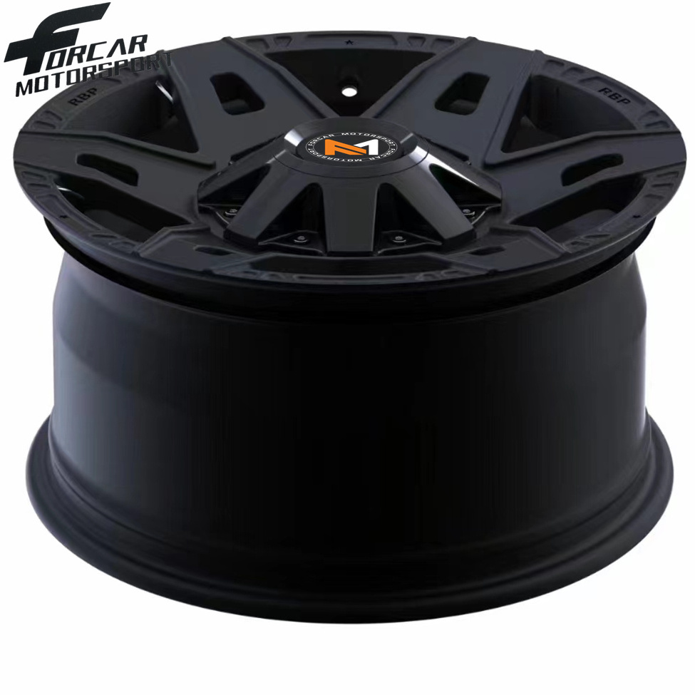 Forcar Off-Road Design Matte Black 17-26 Inch Custom High Capacity Moderate Price OEM Forged Wheel