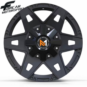 Forcar Off-Road Design Matte Black 17-26 Inch Custom High Capacity Moderate Price OEM Forged Wheel