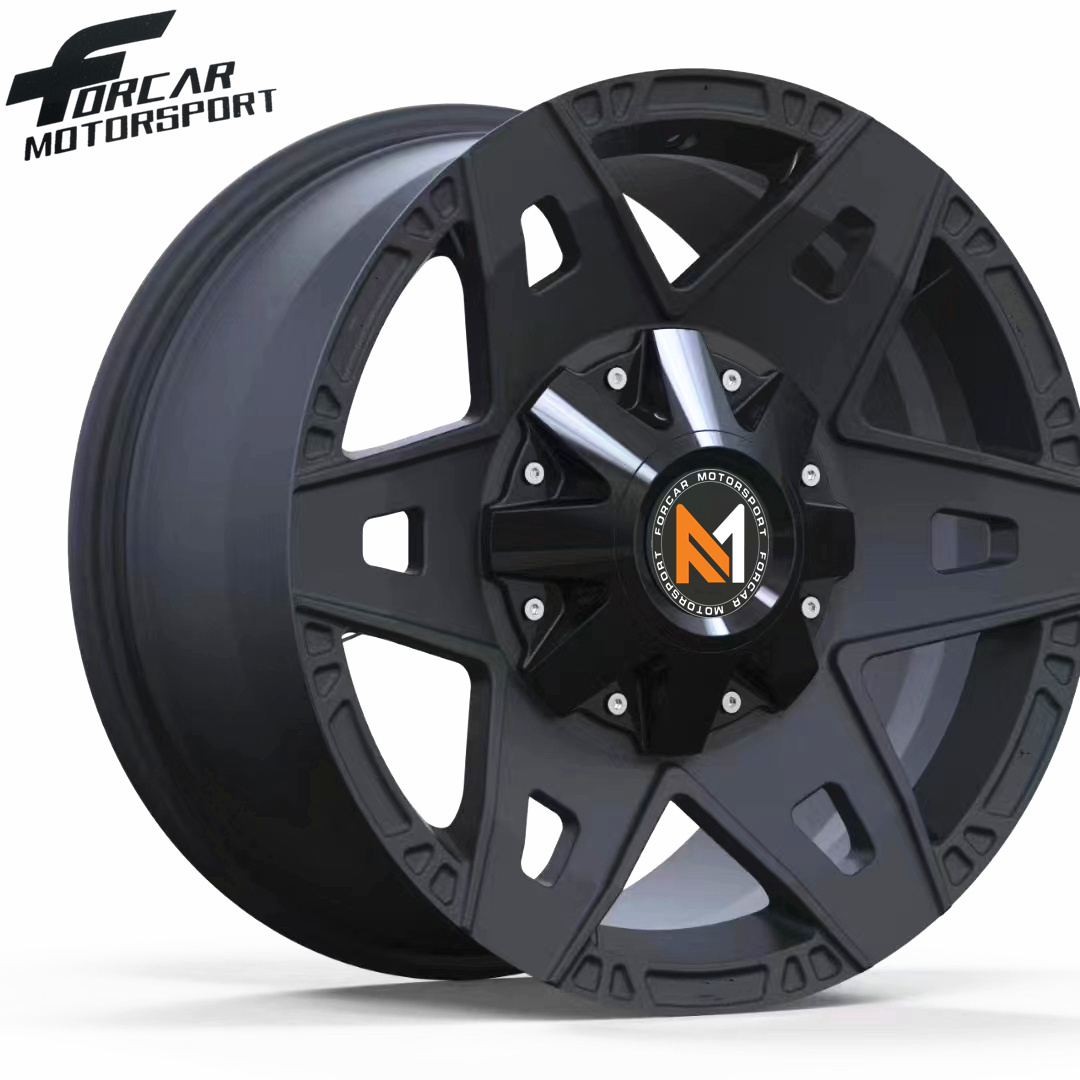 Forcar Off-Road Design Matte Black 17-26 Inch Custom High Capacity Moderate Price OEM Forged Wheel