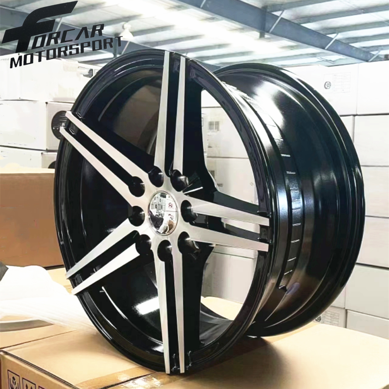 5 Spokes Aluminium Car Wheel Rim China Wheel Cast Alloy Wheel