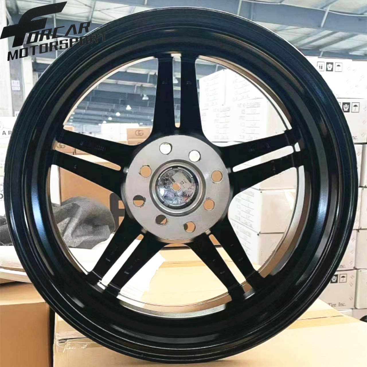 5 Spokes Aluminium Car Wheel Rim China Wheel Cast Alloy Wheel