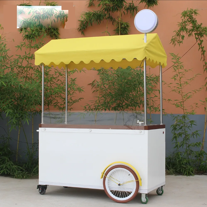 Wooden candy display cart  wood food carts for sale