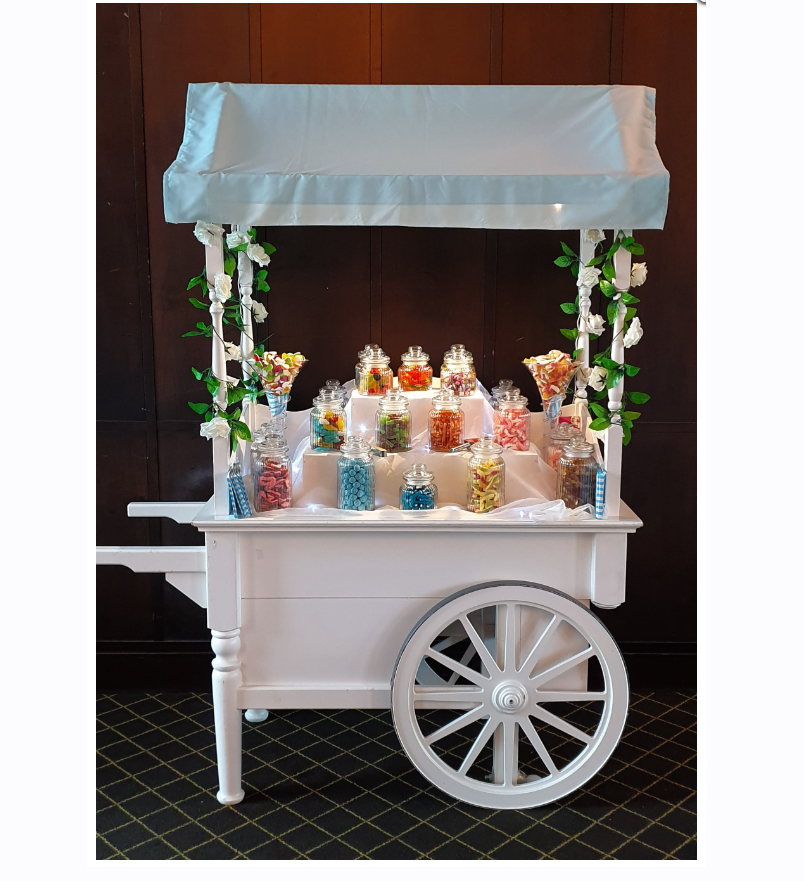 High Quality Hot Sale Wood Showcase Candy/Wine Carts for Sale