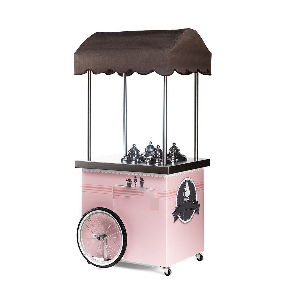 Wooden candy display cart  wood food carts for sale