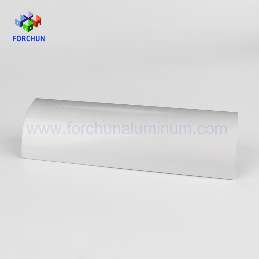 Beautiful surface aluminium quarter round tube hollow aluminum profiles