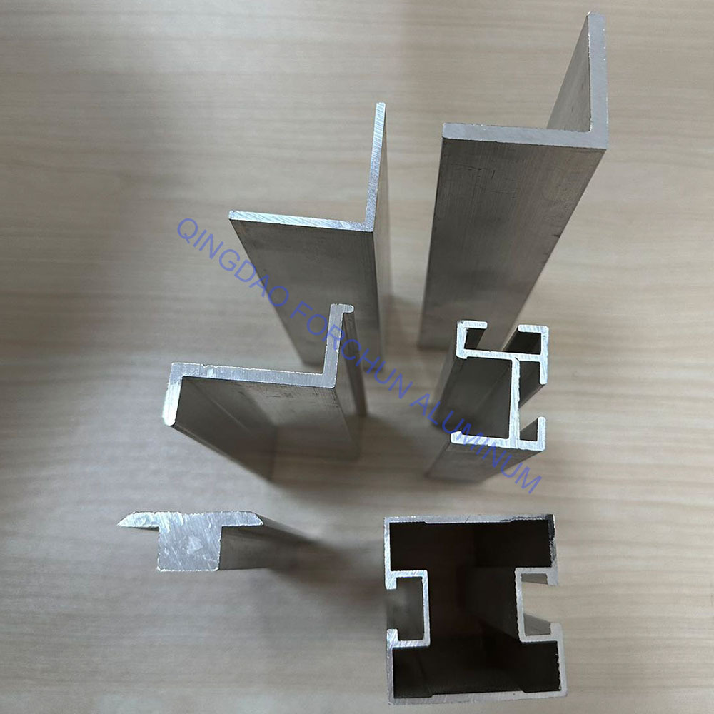 Mill Finished Aluminum Profiles Custom Aluminum Extrusion Profile For Mexico Solar Frame