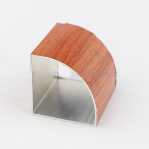 Beautiful surface aluminium quarter round tube hollow aluminum profiles