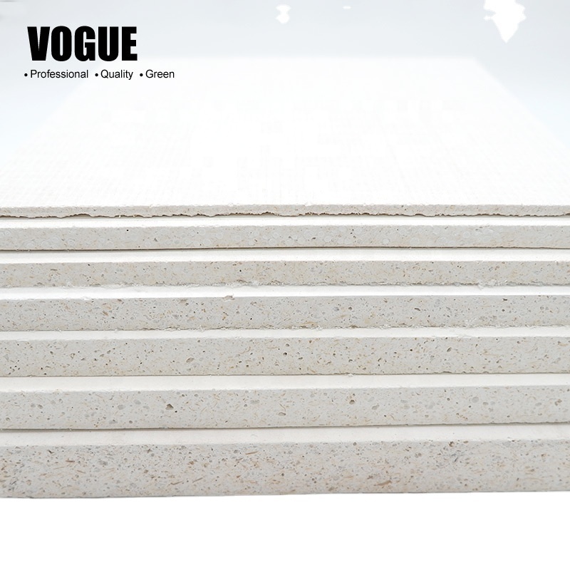 Vogue sound panel ceiling white glass magnesium sheet fireproof acoustic panel