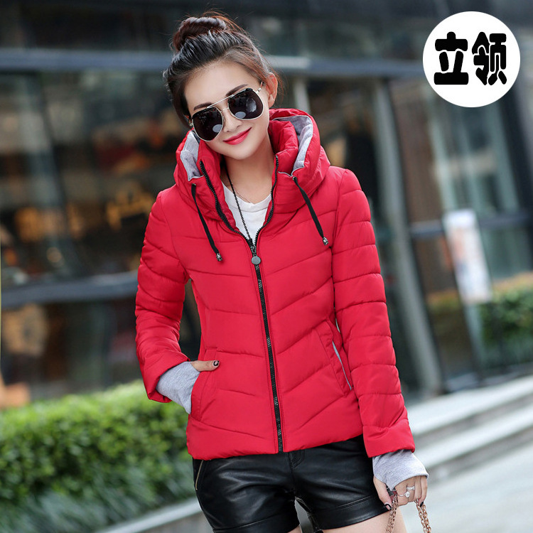 Factory straight hair new  Winter Jacket Down Coat Women Collar Hooded  Down Parkas Ladies Waterproof Snow Outerwear