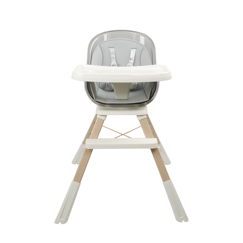 wooden High quality new modern kids plastic chair muti-function baby swing high chair with 360 degree