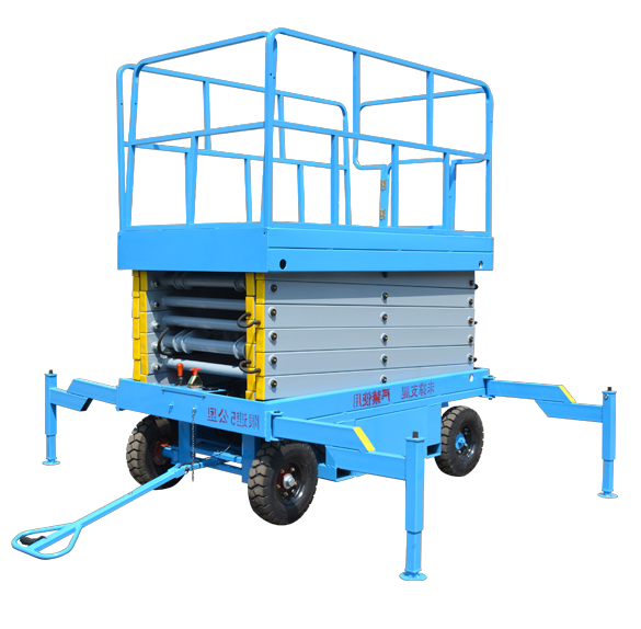 2023 New Stock 6M 8M 10M 12M 14M Hydraulic Lifting Platform/Tracked Scissor Lift/Electric Lifting Platform For Stock