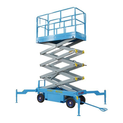 2023 New Stock 6M 8M 10M 12M 14M Hydraulic Lifting Platform/Tracked Scissor Lift/Electric Lifting Platform For Stock