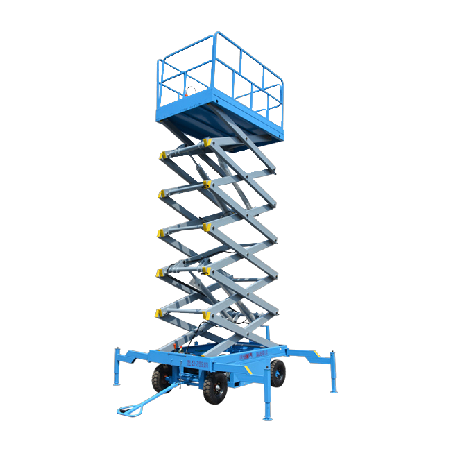 2023 New Stock 6M 8M 10M 12M 14M Hydraulic Lifting Platform/Tracked Scissor Lift/Electric Lifting Platform For Stock