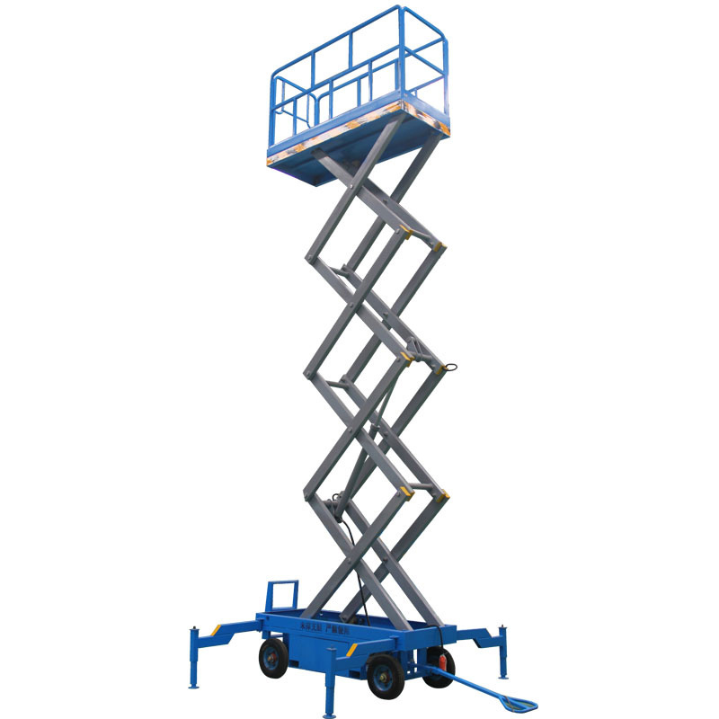 500KG 1000KG 4-12M Electric Hydraulic Mobile Platform New Currents Mobile Scissor Man Lift Electric Lifting Scaffold Lift