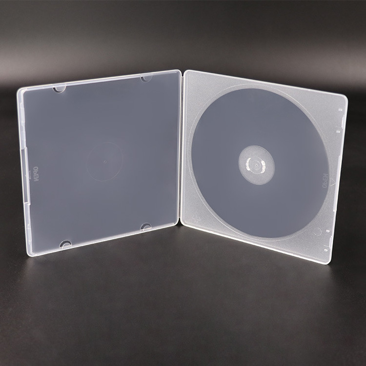 Plastic CD Box DVD Set Movie Music VCD DVD Cases Blank CD Cover Clamshell Case