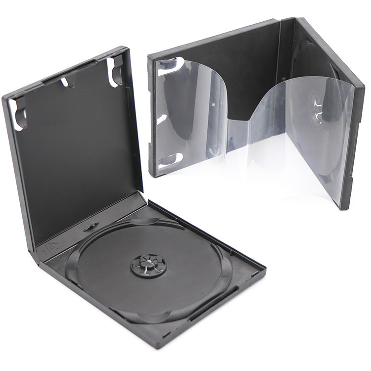 Plastic CD Box DVD Set Movie Music VCD DVD Cases Blank CD Cover Clamshell Case