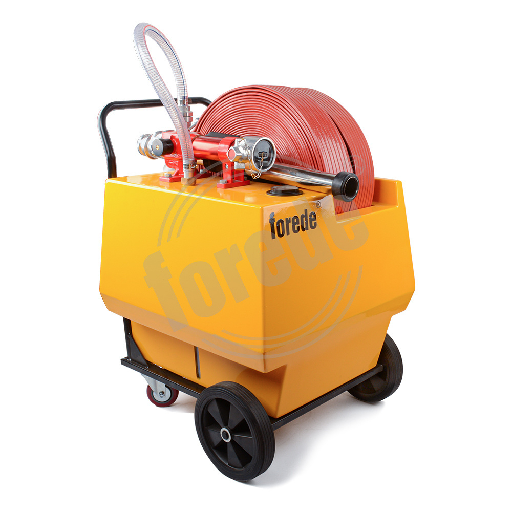 Mobile Foam Cart With Fire Hose