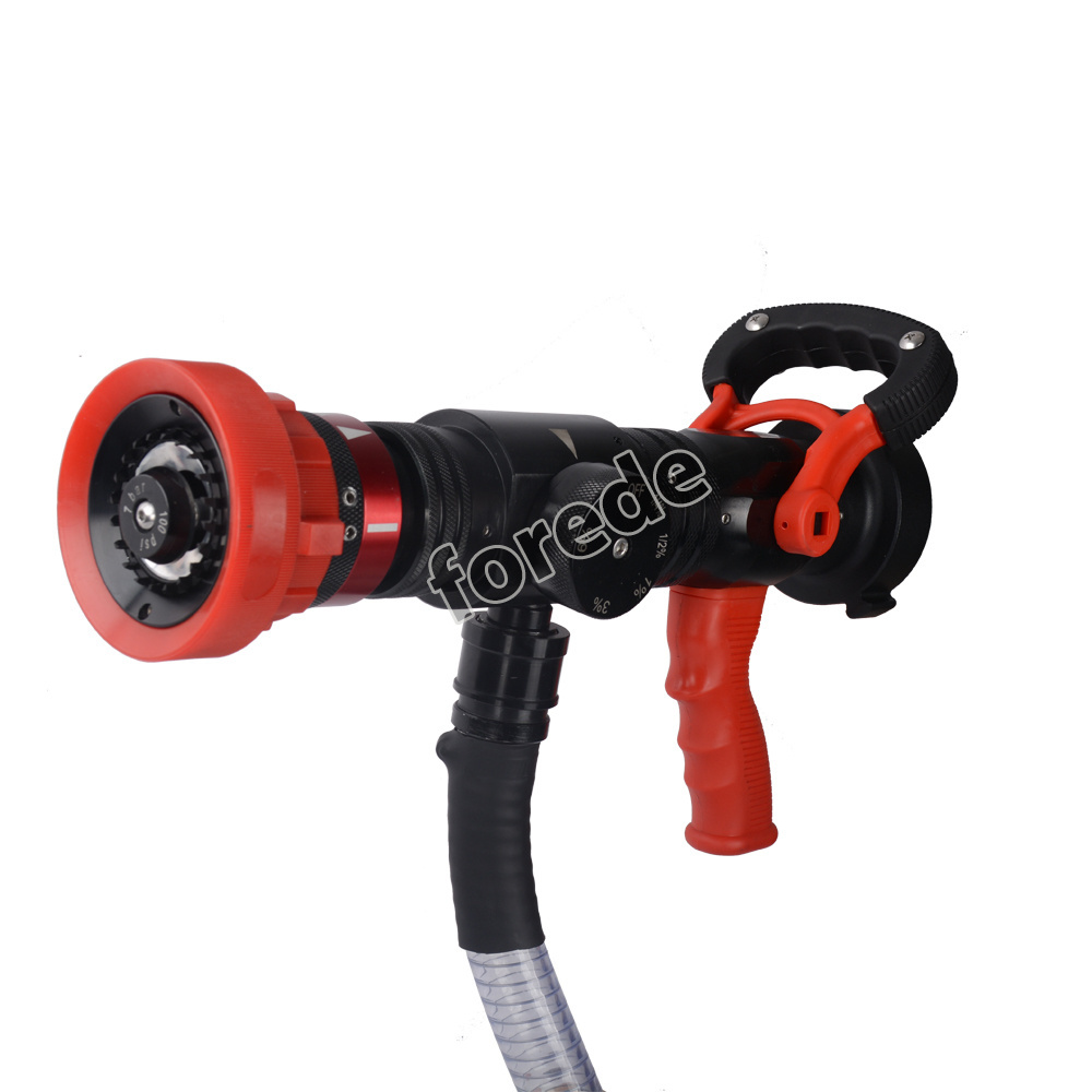 Hand Hold Fire Fighting Hose Foam Nozzle Sprayer Gun with Pick-up Tube