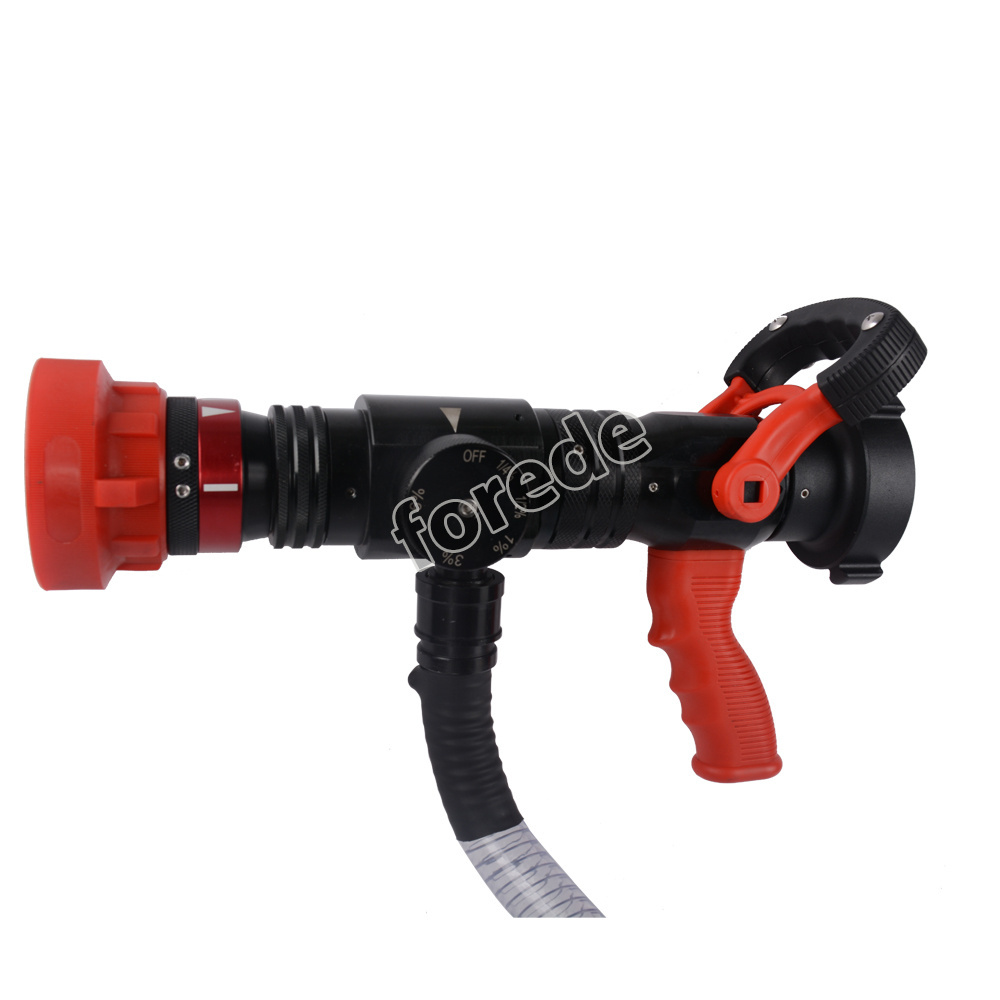 Hand Hold Fire Fighting Hose Foam Nozzle Sprayer Gun with Pick-up Tube