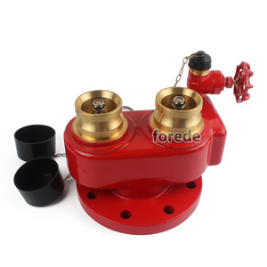 2 Way Breeching Inlet Fire Hydrant Valve for Fire Fighting