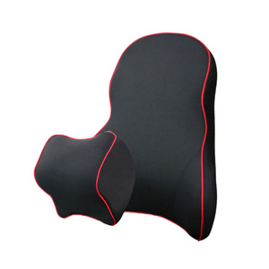 Lumbar support car seat headrest pad memory foam pillow head neck rest support cushion car seat lumbar support cushion neck pad