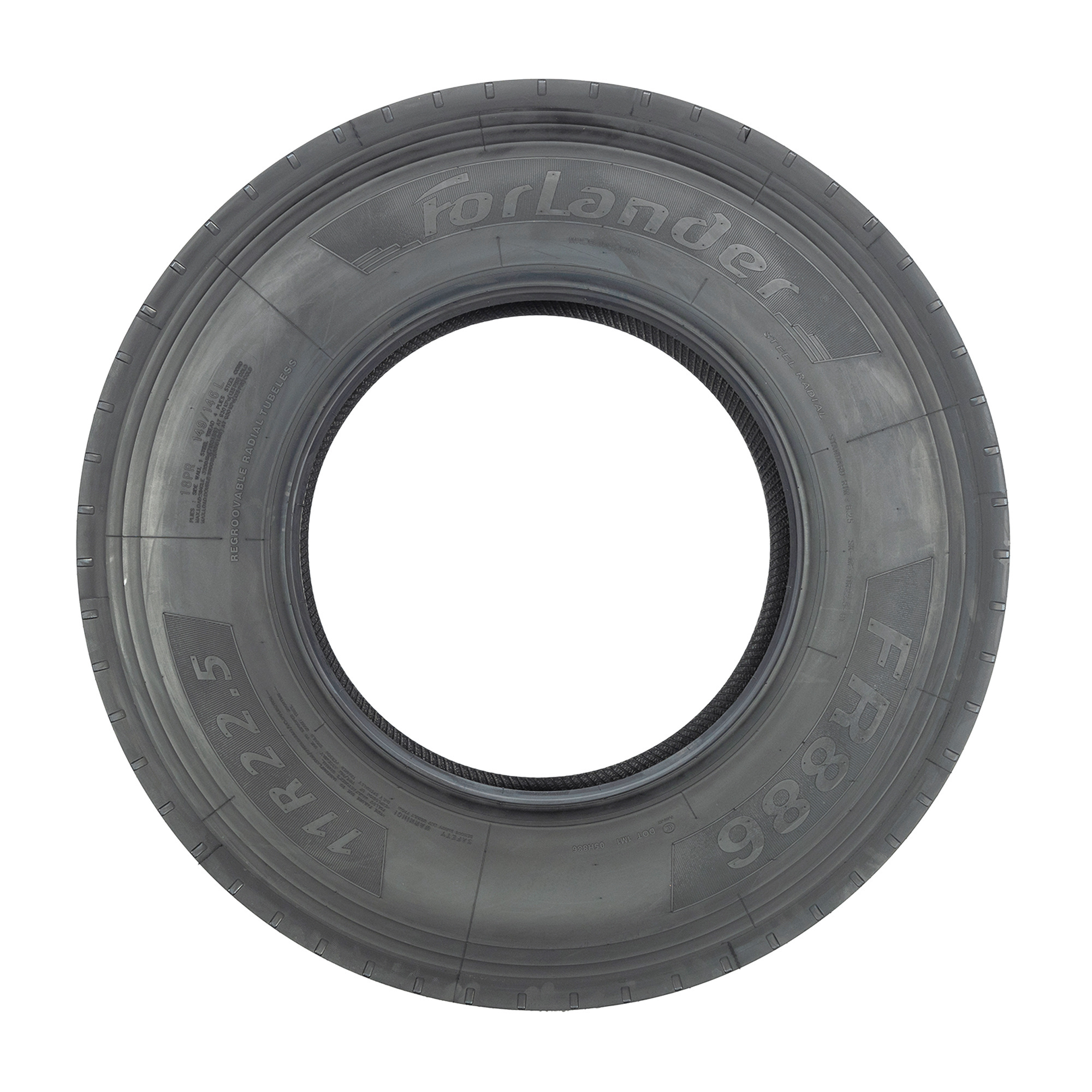 Forlander FR886 11r22.5 Tubeless Tire Lanvigator Low Price Tires Manufacturer Truck Tire