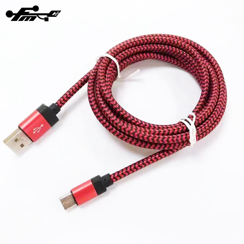 Usb to Micro Usb Cable 1M PVC Standard Nylon Braided Technology Gadgets Novelty in Mobile Accessories 2022 Wholesale Nylon 2A