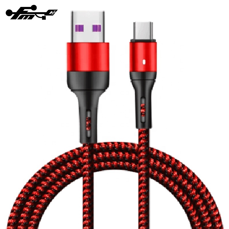 auto Power Off Smart USB Sync Data cable Charging data cable braided usb cable