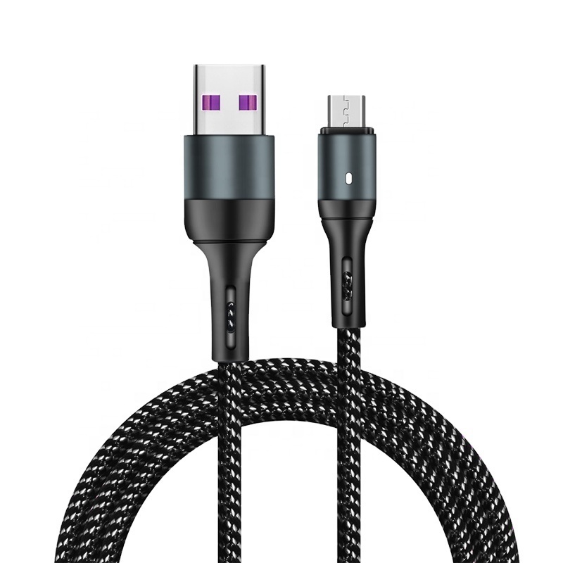 auto Power Off Smart USB Sync Data cable Charging data cable braided usb cable