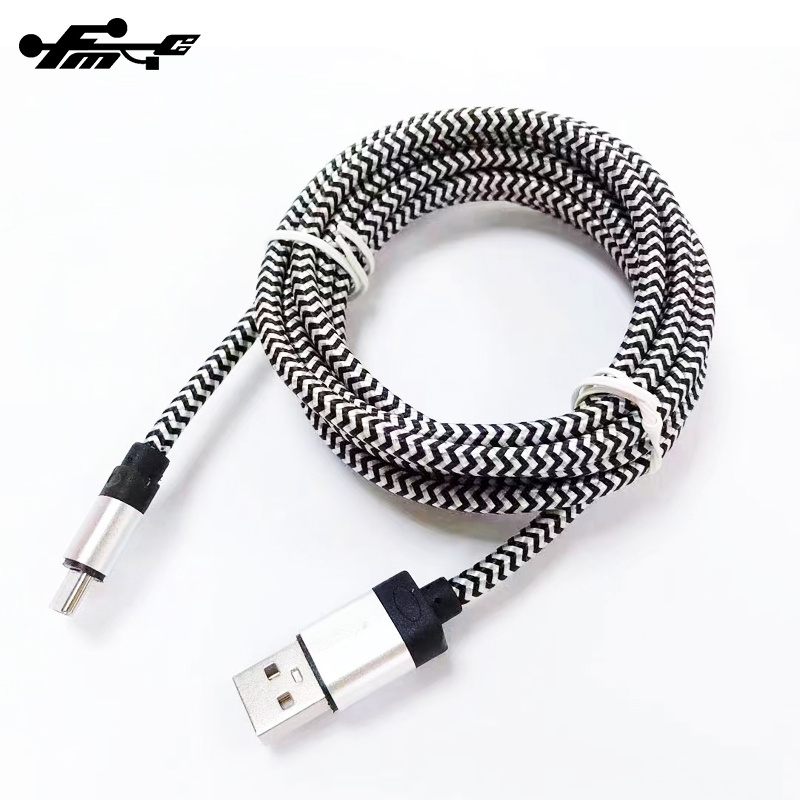 Usb to Micro Usb Cable 1M PVC Standard Nylon Braided Technology Gadgets Novelty in Mobile Accessories 2022 Wholesale Nylon 2A