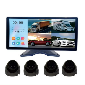 10.36 inch IPS HD monitor multi display modes night vision inside of public travel buses dome camera system