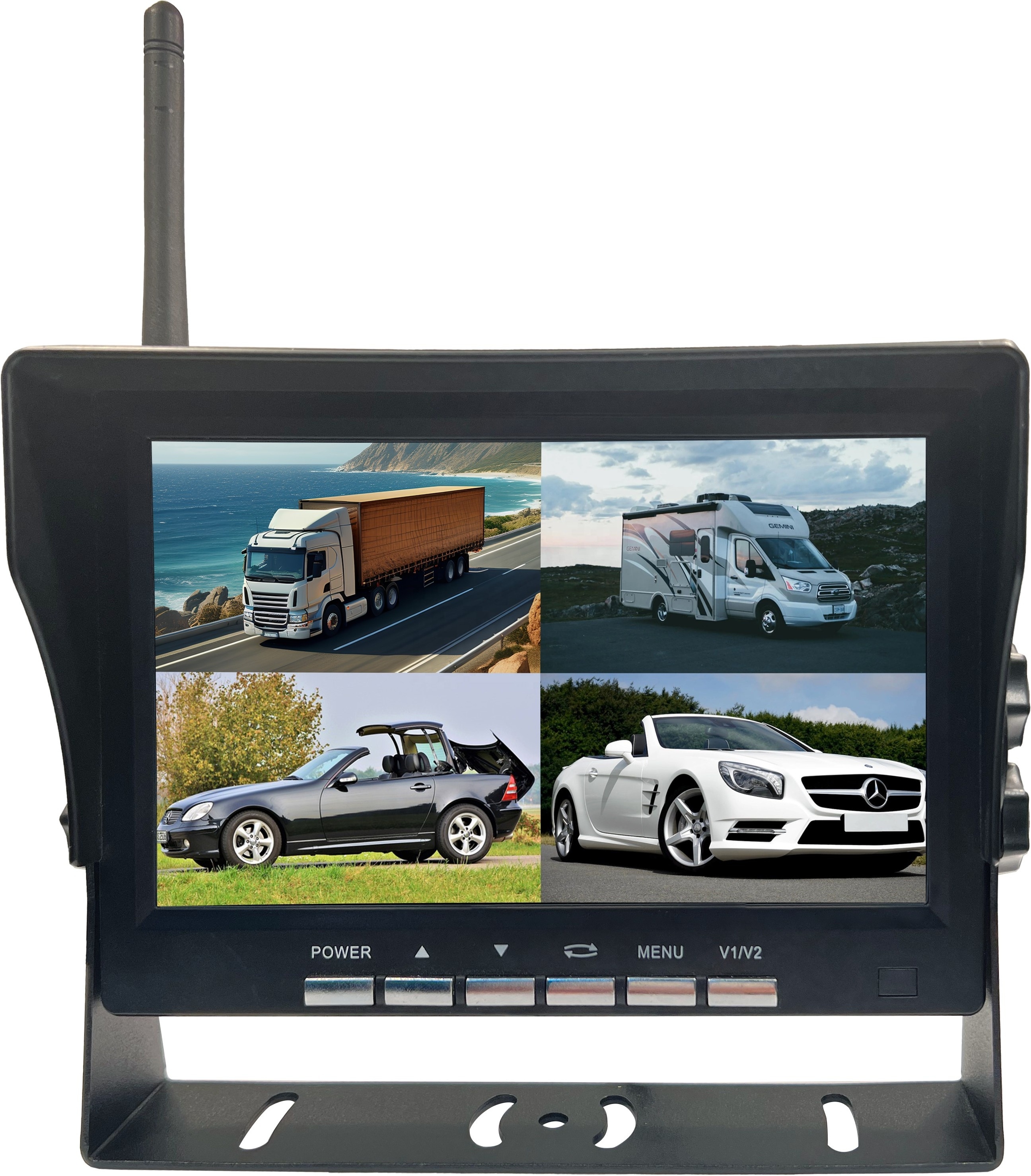 7 inch wireless tft lcd car reverse monitor HD suit for all car Dash Cam Dvr Recorder Dual Front backup