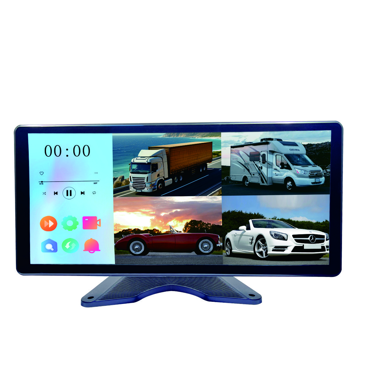 Truck vehicle bus car Dashboard Dash Cam system 10.36 Inch 4CH 1080p DVR BSD Rear View System touch screen monitor